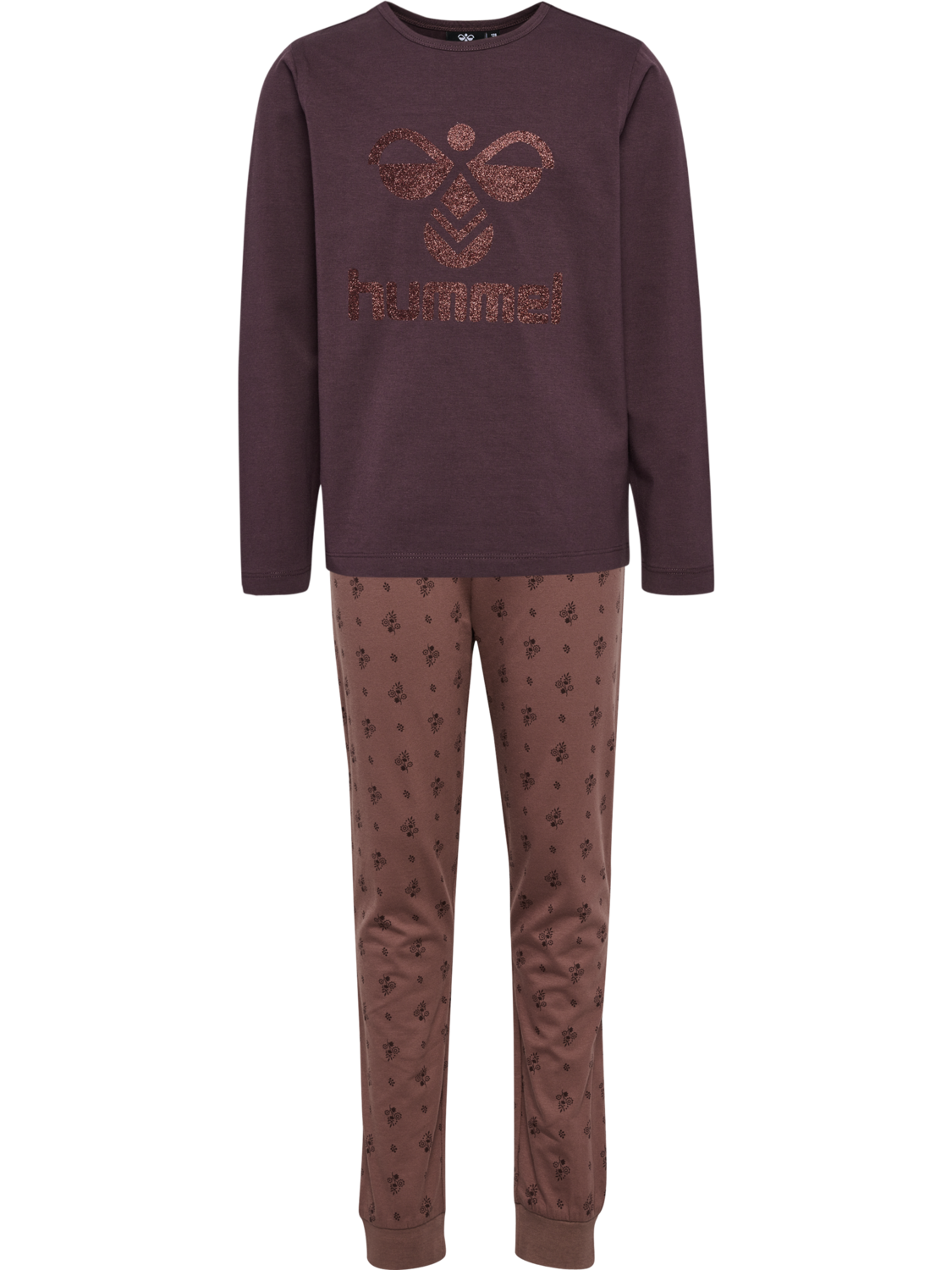 hmlCAROLINA NIGHT SUIT, RAISIN, packshot