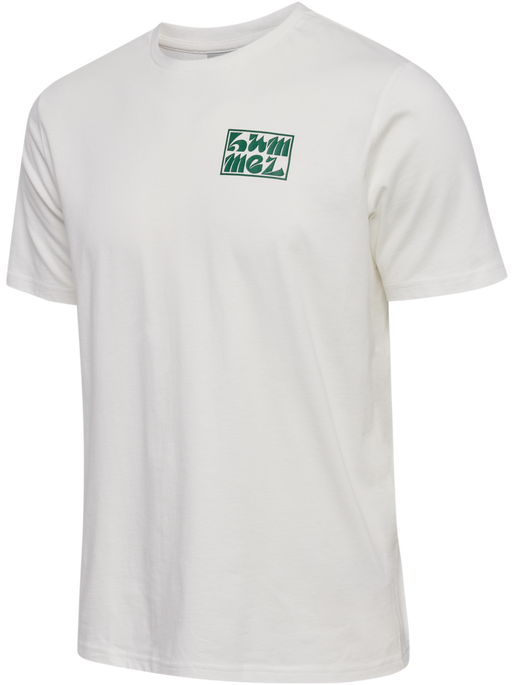 hmlREGULAR GRAPHIC TEE S/S, WHITE/EDEN, packshot