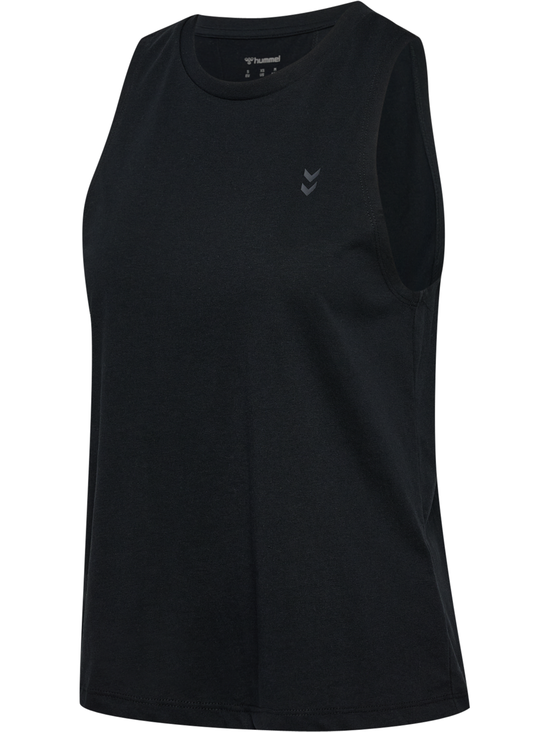 hmlSOFT OPEN BACK W TOP, BLACK, packshot