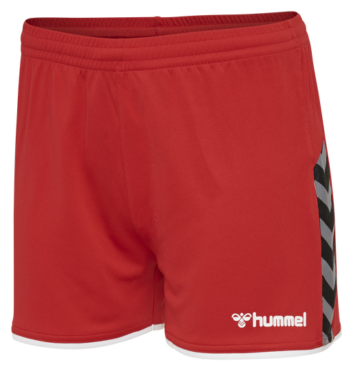 hmlAUTHENTIC POLY SHORTS WOMAN, TRUE RED, packshot