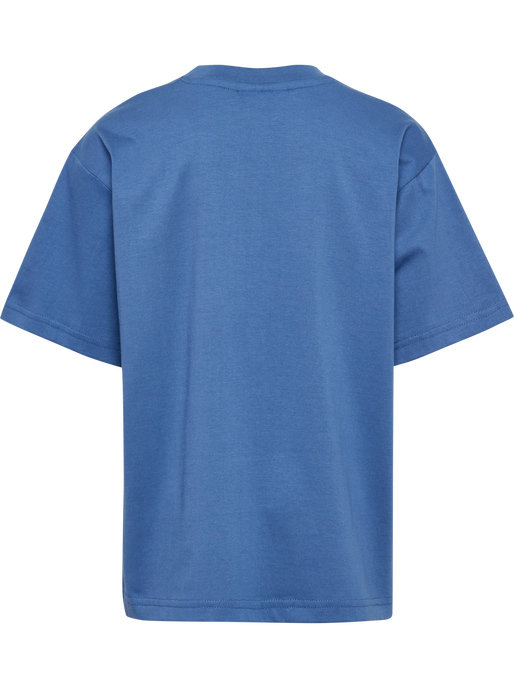 hmlJR LOOSE T-SHIRT S/S BEE, DUTCH BLUE, packshot