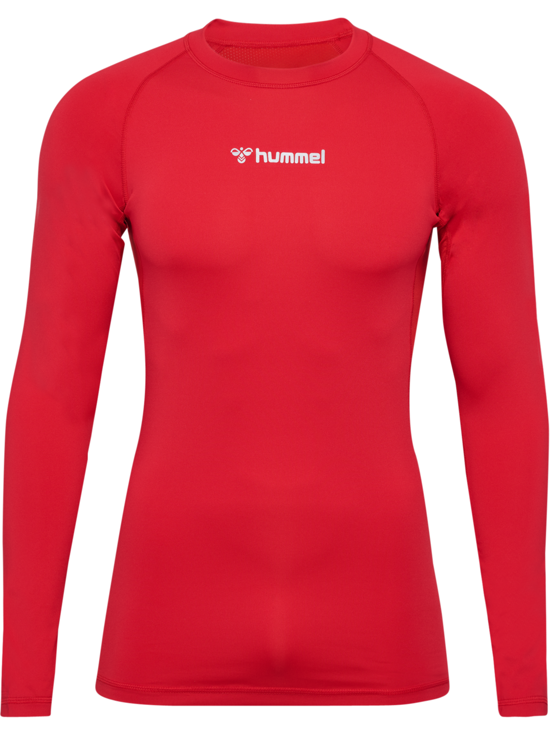 hmlBL PERFORMANCE TEE L/S, TRUE RED, packshot