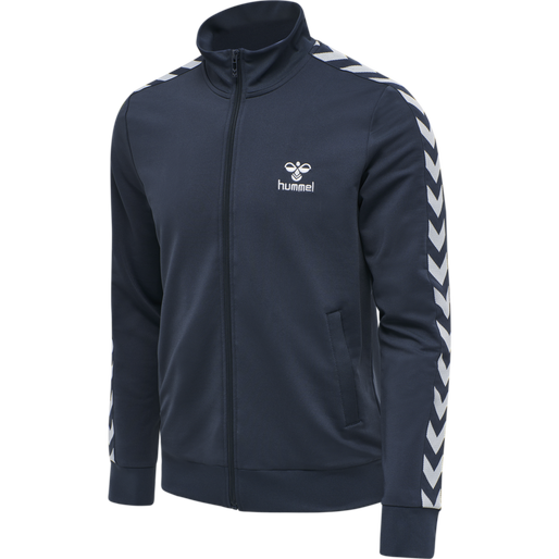 hmlNATHAN 2.0 ZIP JACKET, BLUE NIGHTS hmlNATHAN 2.0 ZIP JACKET, BLUE NIGHTS, packshot