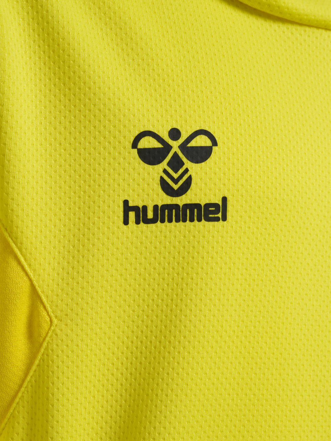 hmlAUTHENTIC PL HOODIE KIDS, BLAZING YELLOW, packshot