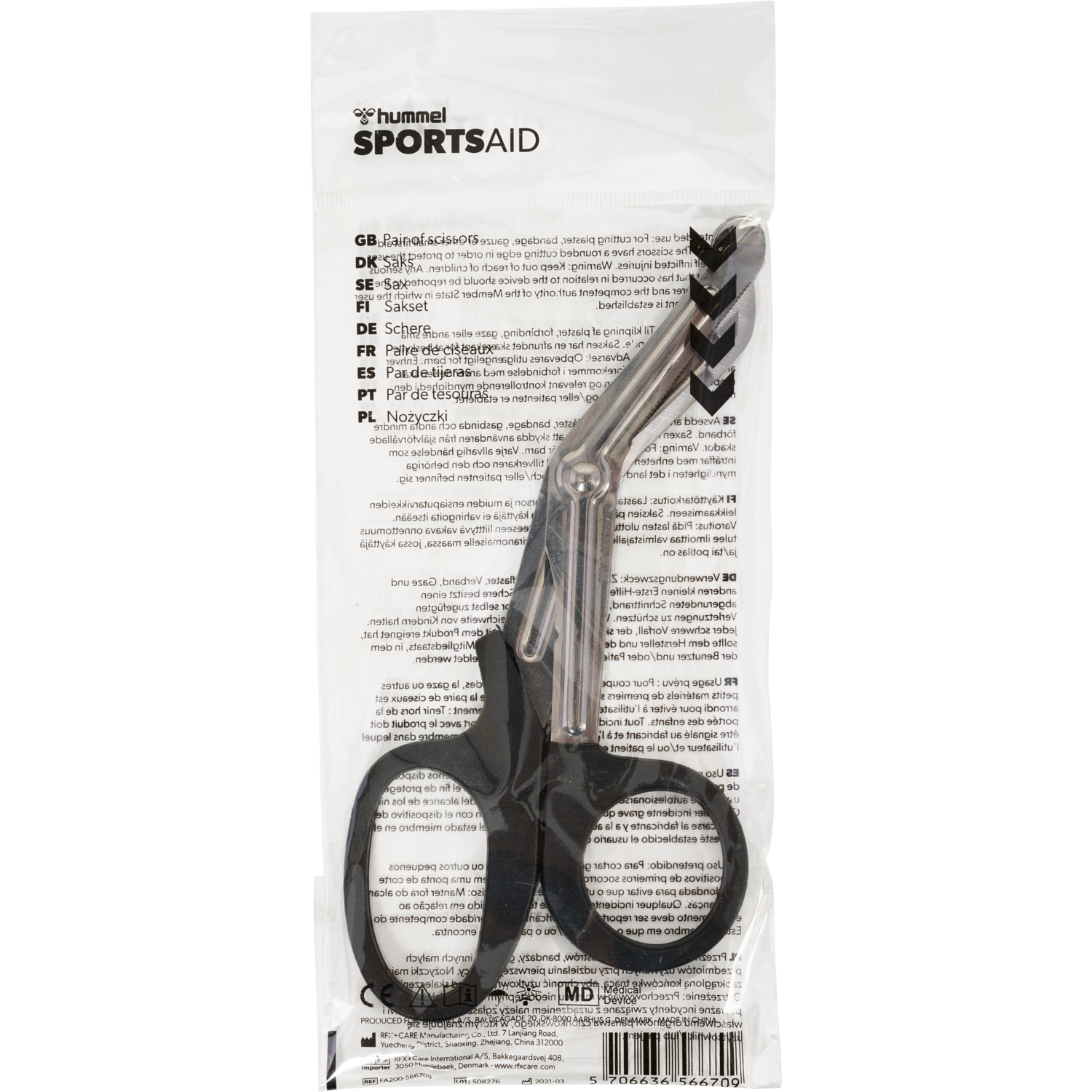 BANDAGE SCISSOR, BLACK, packshot