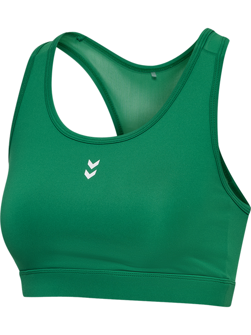 hmlPULSE MEDIUM SUPPORT BRA, VERDANT GREEN, packshot