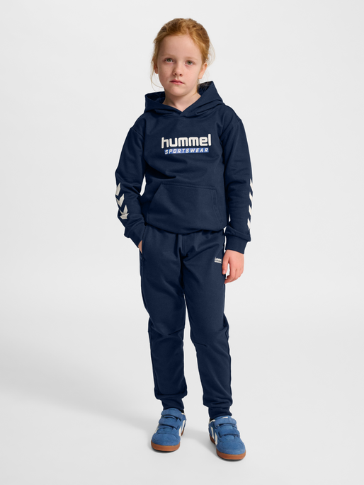hmlJR REGULAR ADJ WAIST PANTS, DRESS BLUES, model