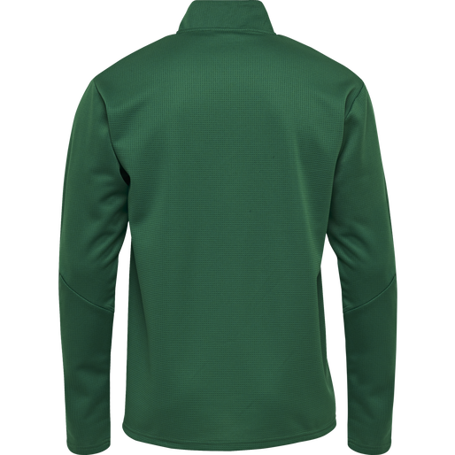 hmlAUTHENTIC KIDS HALF ZIP SWEATSHI, EVERGREEN, packshot