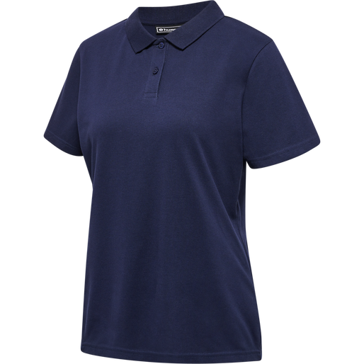 hmlRED STRETCH POLO WOMAN, MARINE, packshot