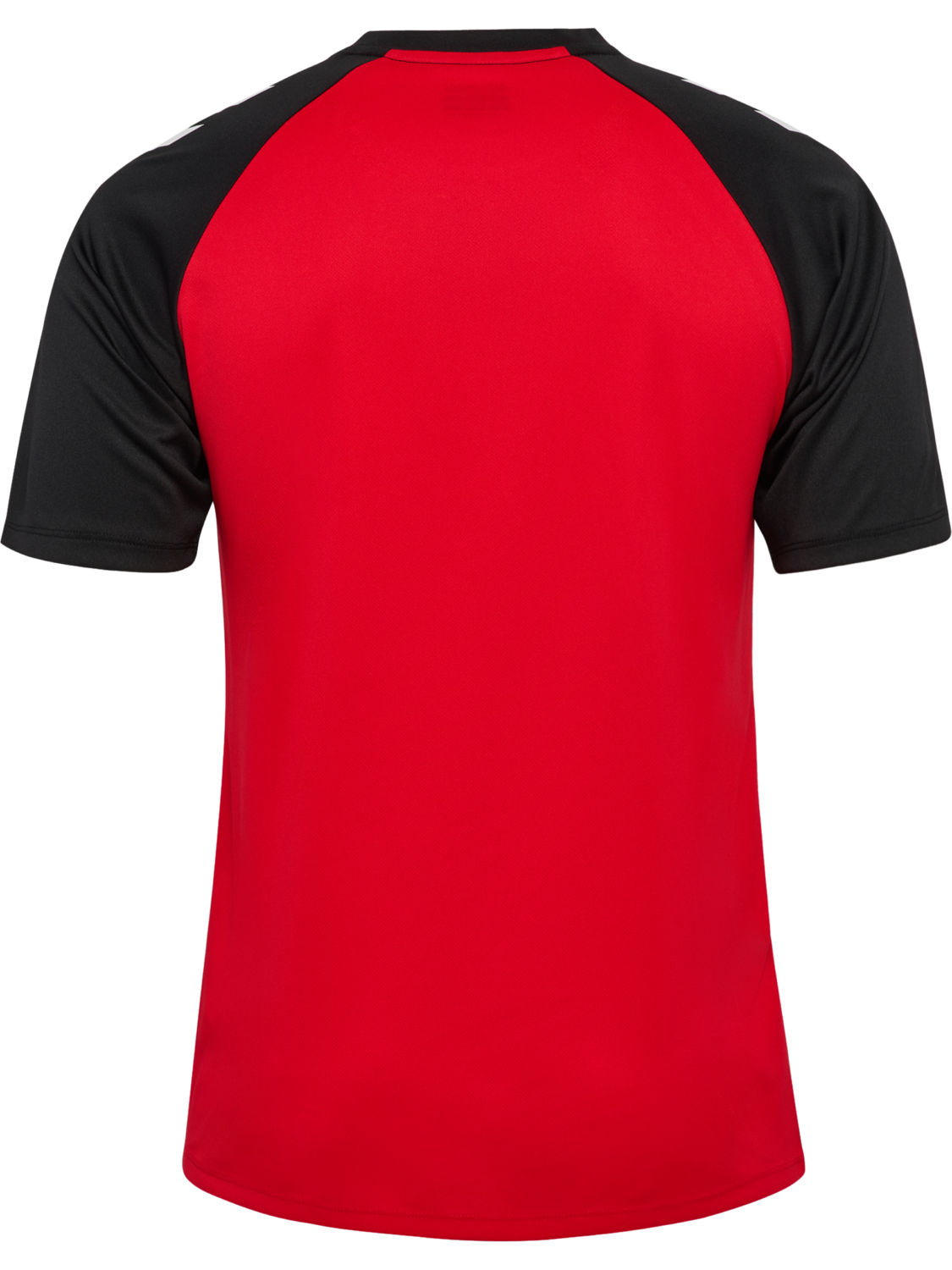 hmlMATCH STRIPED JERSEY S/S, TRUE RED/BLACK, packshot