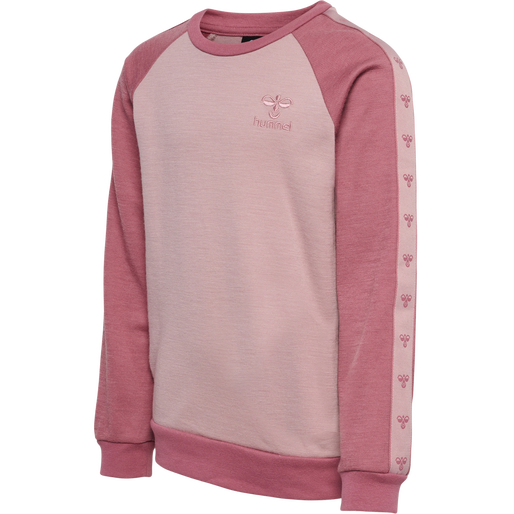 hmlWULBATO SWEATSHIRT, WOODROSE, packshot