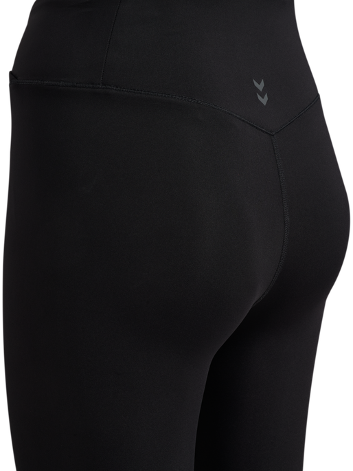hmlYOGA WRAP HIGH WAIST W TIGHTS, BLACK, packshot