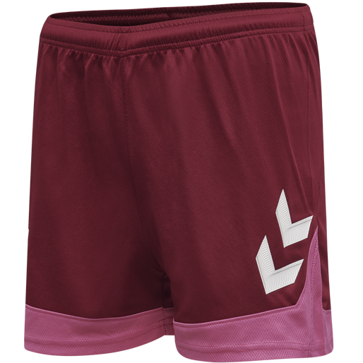 hmlLEAD WOMENS POLY SHORTS, BIKING RED, packshot