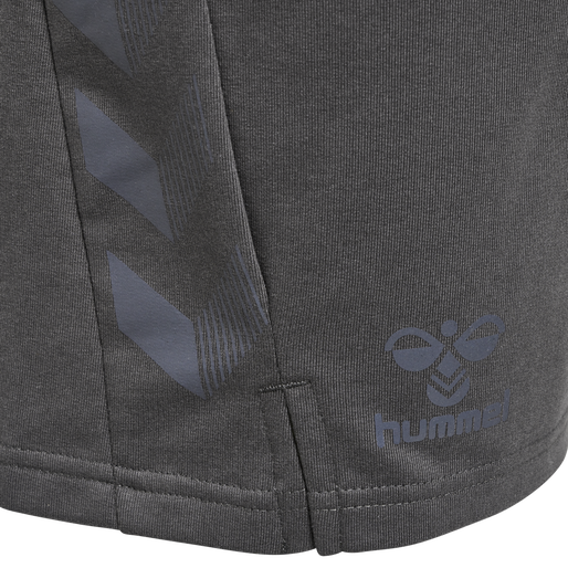 hmlOFFGRID COTTON SHORTS, FORGED IRON/JET BLACK hmlOFFGRID COTTON SHORTS, FORGED IRON/JET BLACK, packshot