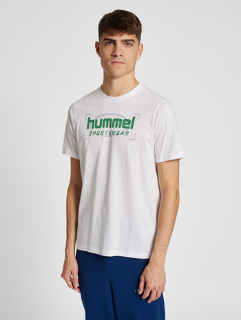 hmlLGC HARRY T-SHIRT, WHITE, model