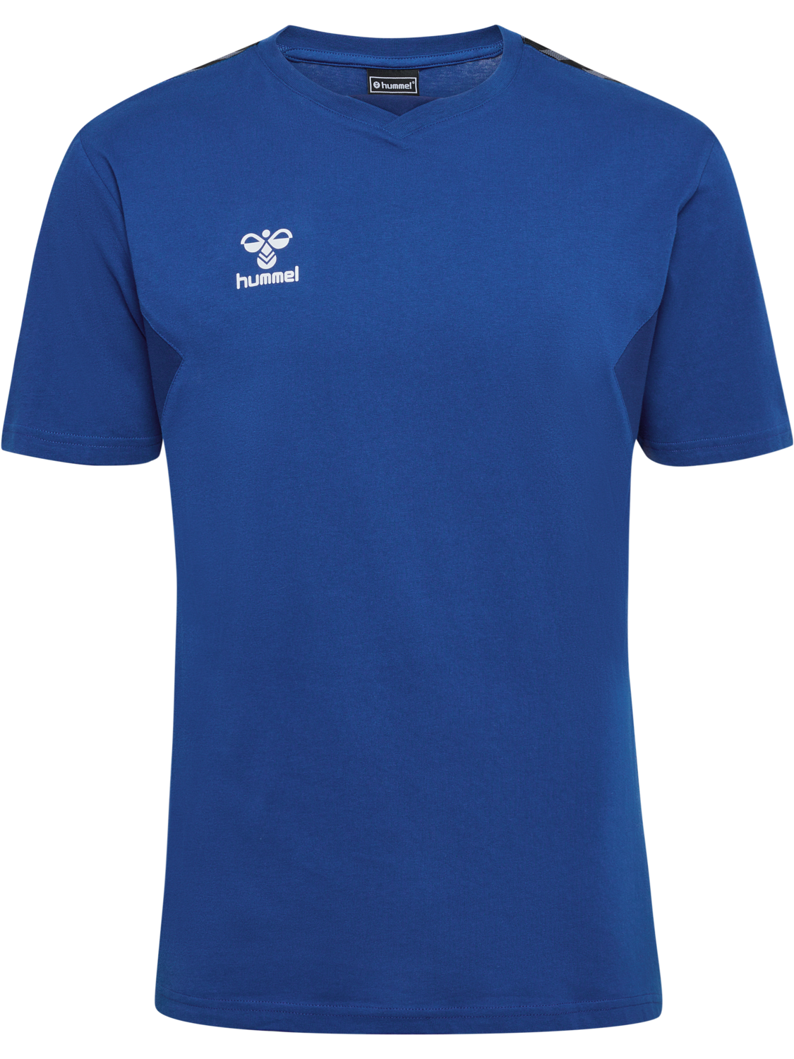 hmlAUTHENTIC CO T-SHIRT S/S, TRUE BLUE, packshot
