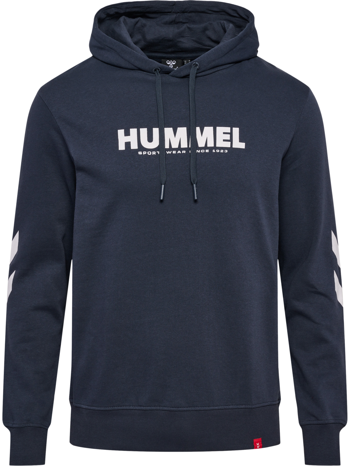 hmlLEGACY LOGO HOODIE, BLUE NIGHTS, packshot