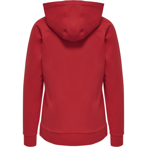 HMLGO COTTON LOGO HOODIE WOMAN, TRUE RED, packshot