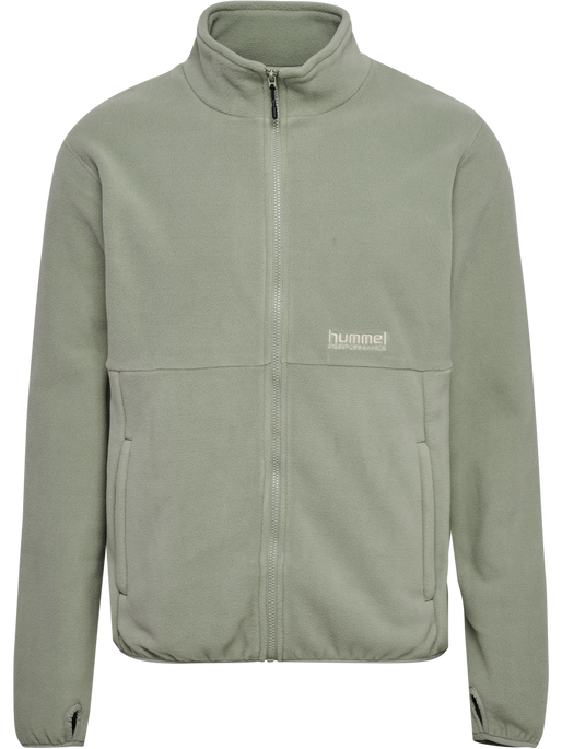 hmlPULSE FLEECE JACKET, SEAGRASS hmlPULSE FLEECE JACKET, SEAGRASS, packshot