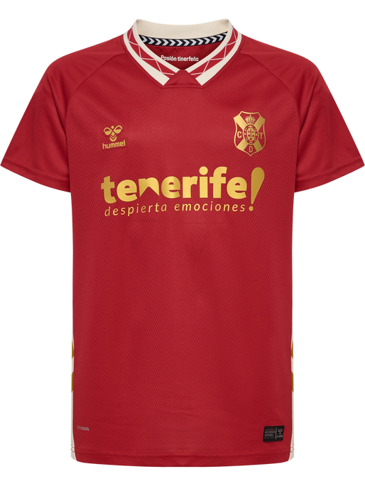 CDT 25/26 AWAY JERSEY S/S KIDS, SCARLET SMILE, packshot