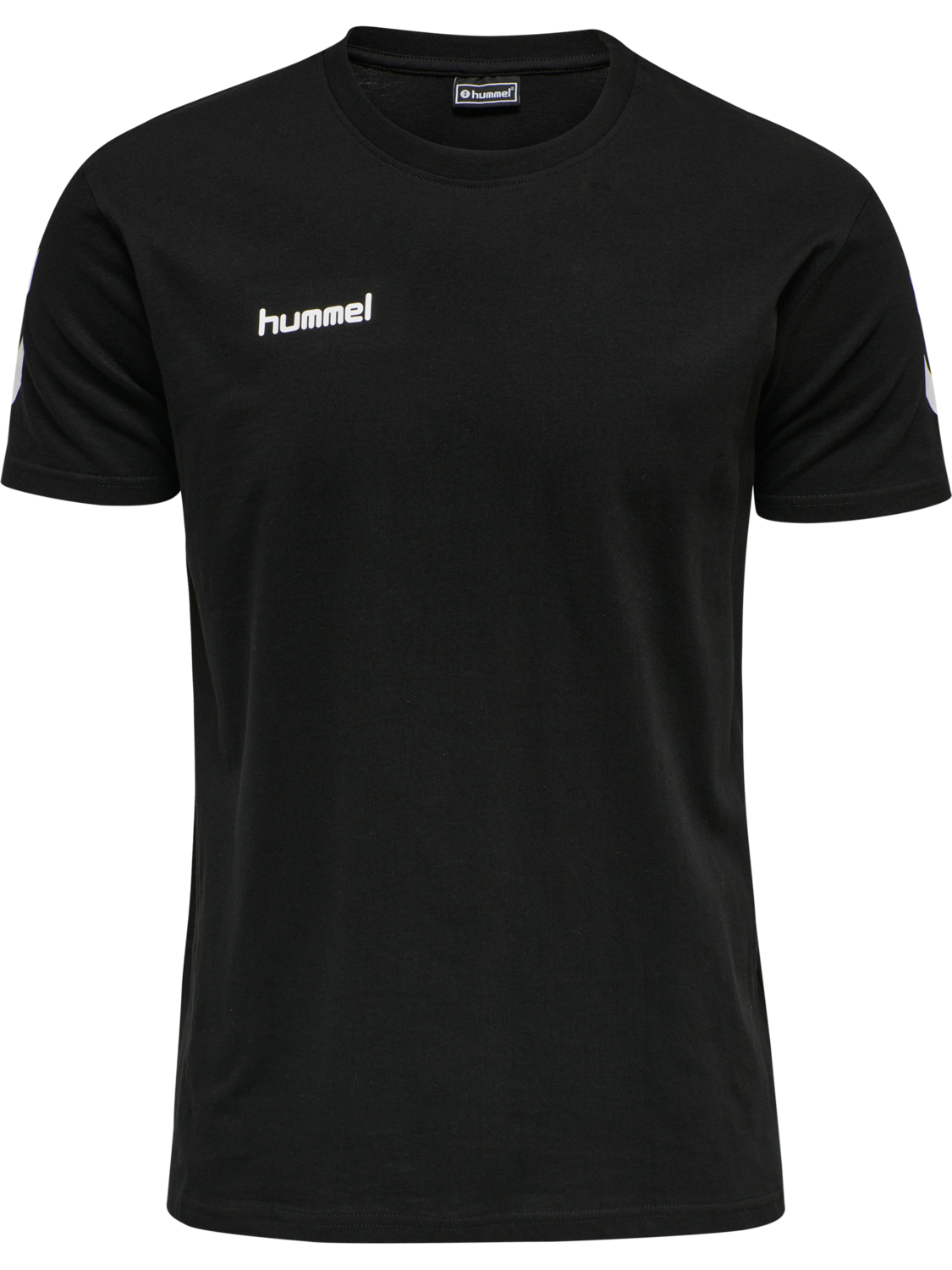HMLGO COTTON T-SHIRT S/S, BLACK, packshot
