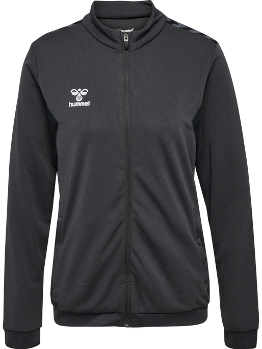 hmlAUTHENTIC PL ZIP JACKET WOMAN, ASPHALT, packshot
