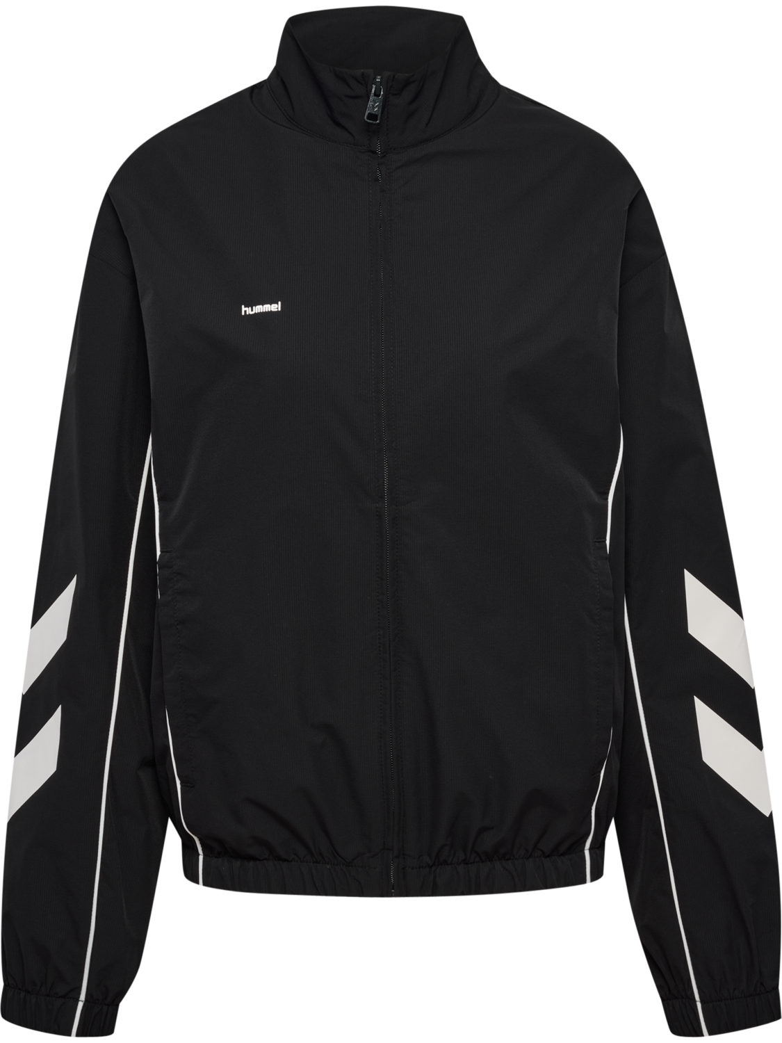 hmlI-D RIPSTOP TRACK JACKET, BLACK BEAUTY, packshot