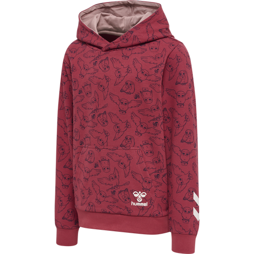 hmlHARRY POTTER AOP HOODIE, EARTH RED, packshot