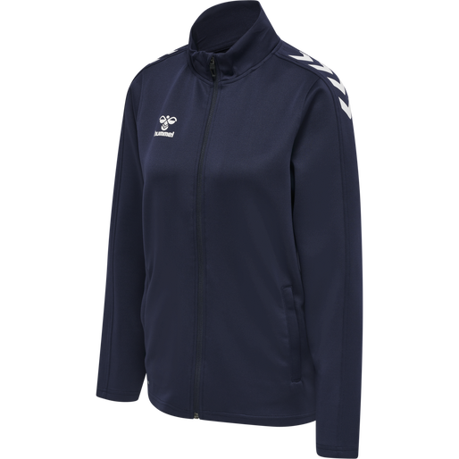 hmlCORE XK POLY ZIP SWEAT WOMAN, MARINE hmlCORE XK POLY ZIP SWEAT WOMAN, MARINE, packshot
