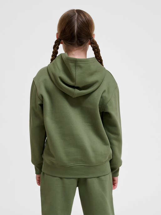 hmlCLEAN HOODIE, OLIVINE, model
