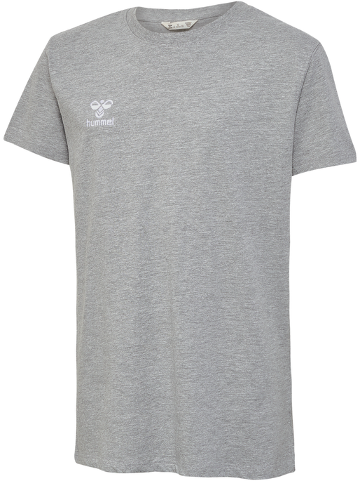 hmlGO 2.0 T-SHIRT S/S KIDS, GREY MELANGE, packshot