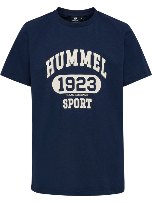 hmlPRINT T-SHIRT S/S, BLACK IRIS hmlPRINT T-SHIRT S/S, BLACK IRIS, packshot