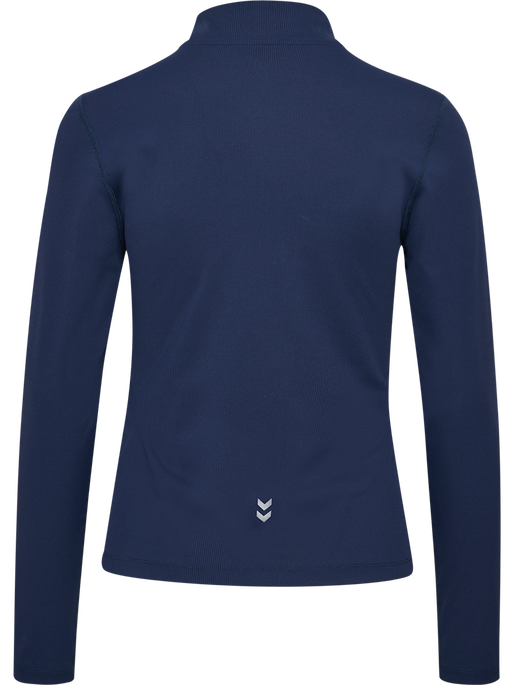 hmlFAST W ZIP TOP L/S, DRESS BLUES hmlFAST W ZIP TOP L/S, DRESS BLUES, packshot
