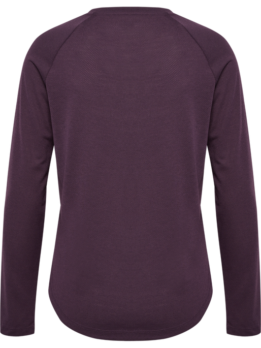 hmlMT VANJA T-SHIRT L/S, PLUM PERFECT hmlMT VANJA T-SHIRT L/S, PLUM PERFECT, packshot