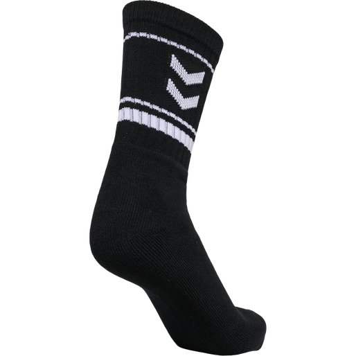 hmlSTRIPE CREW 3-PACK SOCKS, BLACK hmlSTRIPE CREW 3-PACK SOCKS, BLACK, packshot