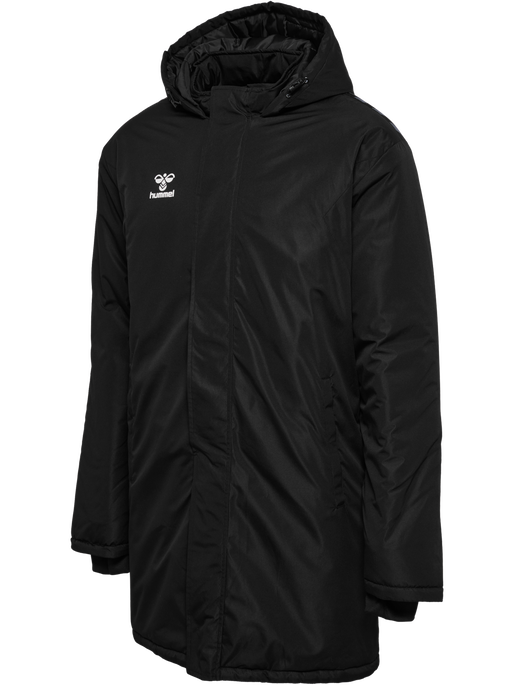 hmlAUTHENTIC BENCH JACKET, BLACK, packshot