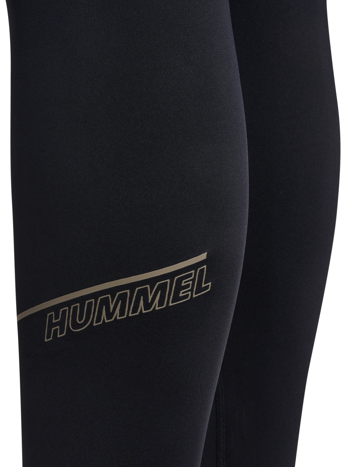 hmlCOURT MID WAIST POCKET TIGHTS W, LIGHT GREY/BLACK, packshot