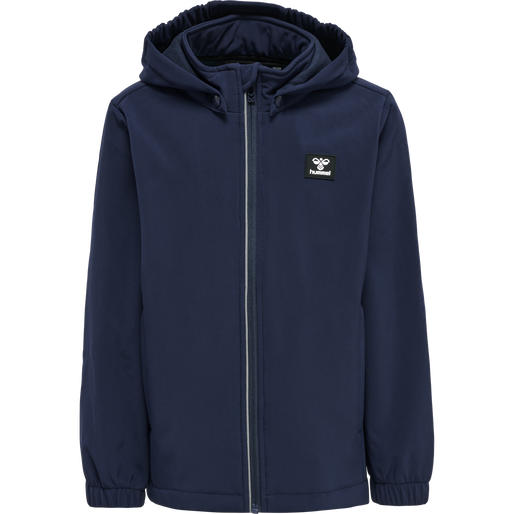 hmlMARS SOFTSHELL JACKET, BLACK IRIS hmlMARS SOFTSHELL JACKET, BLACK IRIS, packshot