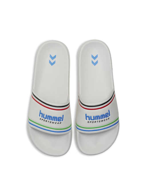 POOL SLIDE RT, WHITE/MULTICOLOR, packshot