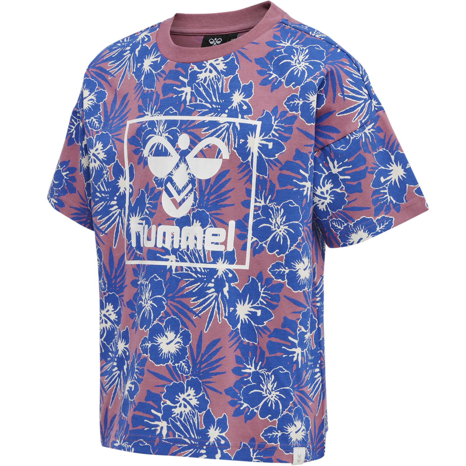hmlFLOWER T-SHIRT S/S, HEATHER ROSE, packshot