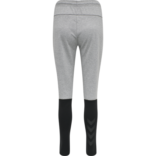 hmlESSI TAPERED PANTS, GREY MELANGE, packshot