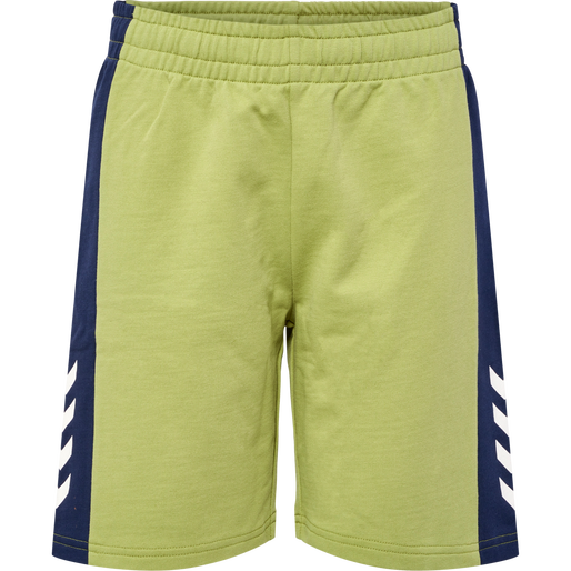 hmlRUSH BLOCK SHORTS, GREEN OLIVE, packshot