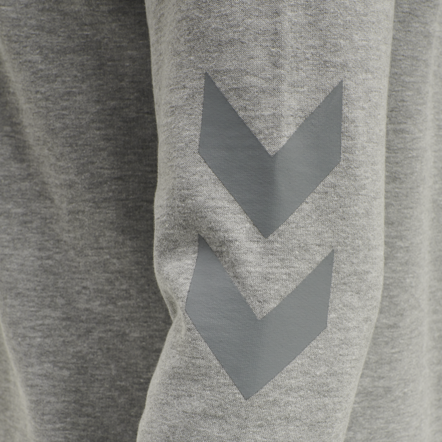 hmlLEGACY LOGO HOODIE, GREY MELANGE, packshot