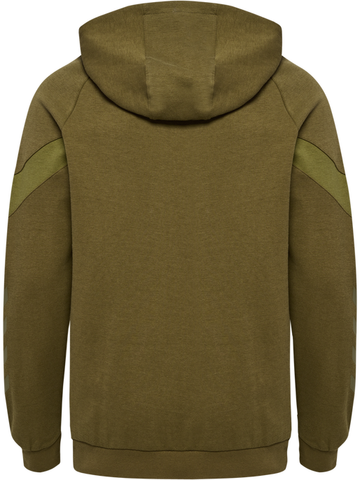 hmlTRAVEL SWEAT HOODIE, MILITARY OLIVE hmlTRAVEL SWEAT HOODIE, MILITARY OLIVE, packshot