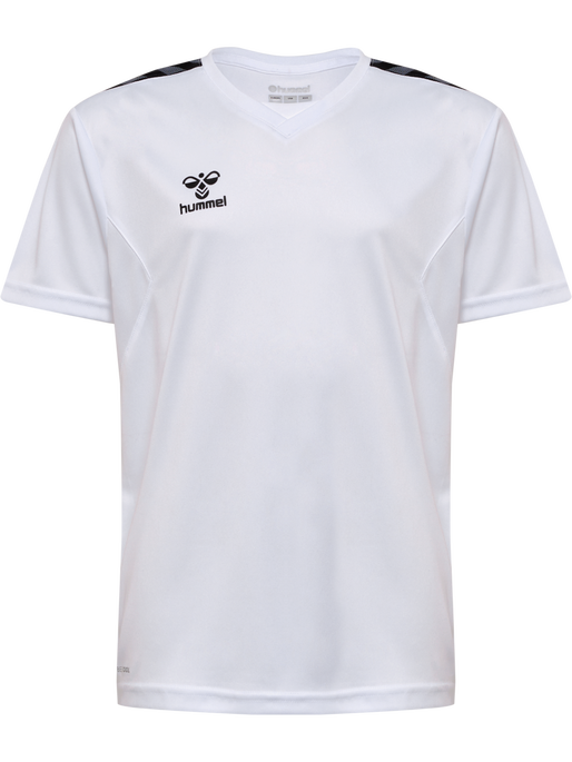 hmlAUTHENTIC PL JERSEY S/S KIDS, WHITE, packshot