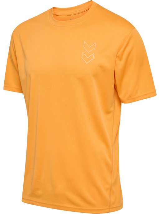 hmlACTIVE PL JERSEY S/S, BLAZING ORANGE hmlACTIVE PL JERSEY S/S, BLAZING ORANGE, packshot