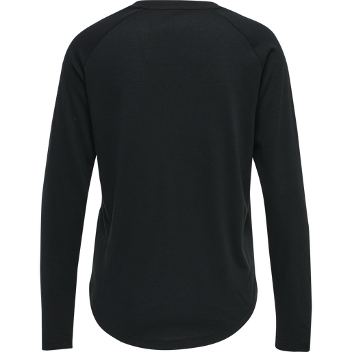 hmlMT VANJA T-SHIRT L/S, BLACK, packshot