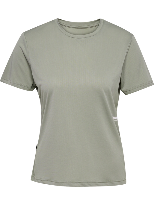 hmlPULSE WORKOUT W T-SHIRT S/S, SEAGRASS hmlPULSE WORKOUT W T-SHIRT S/S, SEAGRASS, packshot