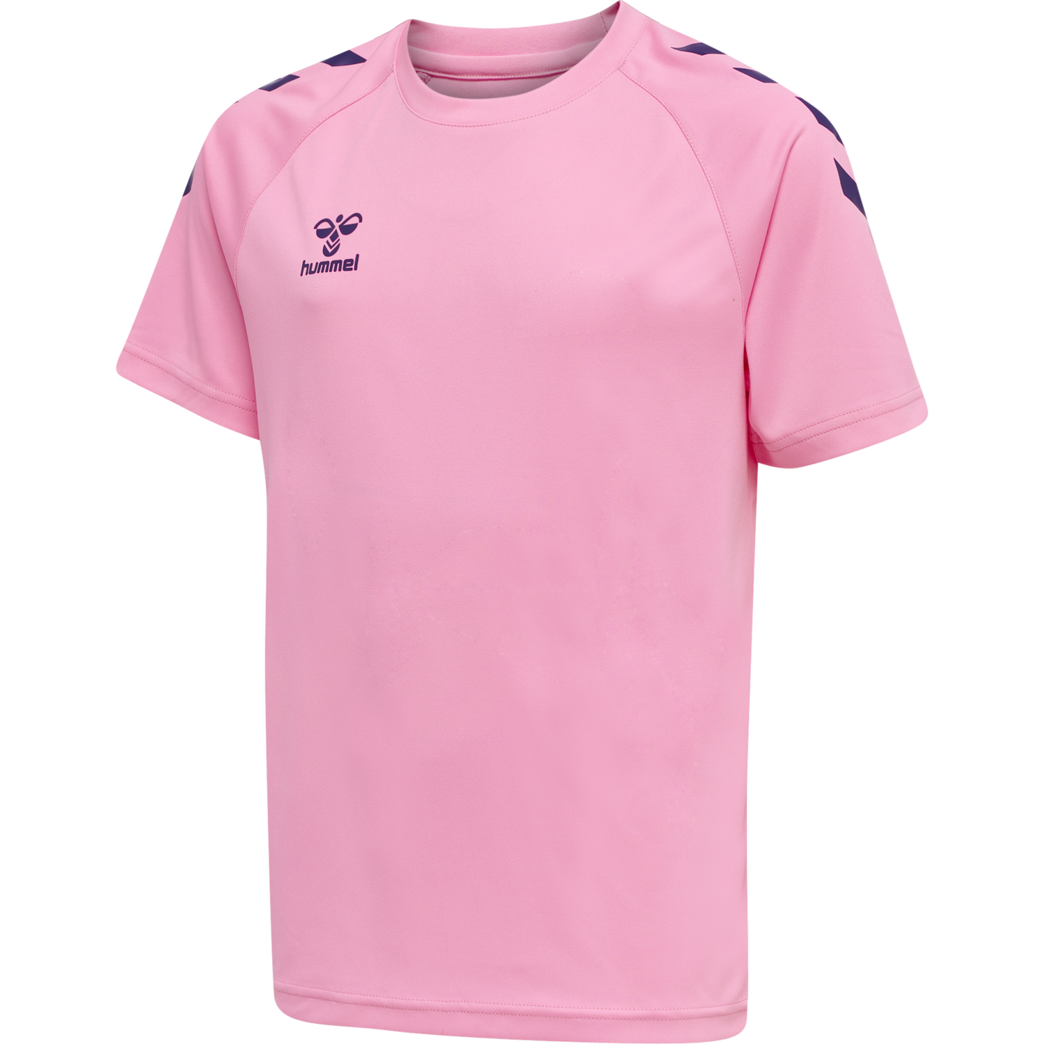 hmlCORE XK CORE POLY TEE S/S KIDS, COTTON CANDY, packshot