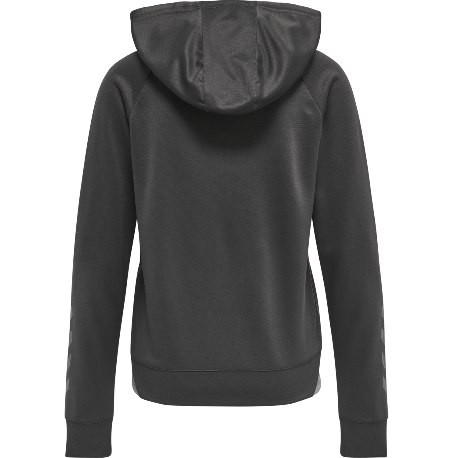 hmlGG12 ACTION ZIP HOODIE WOMAN, FORGED IRON, packshot